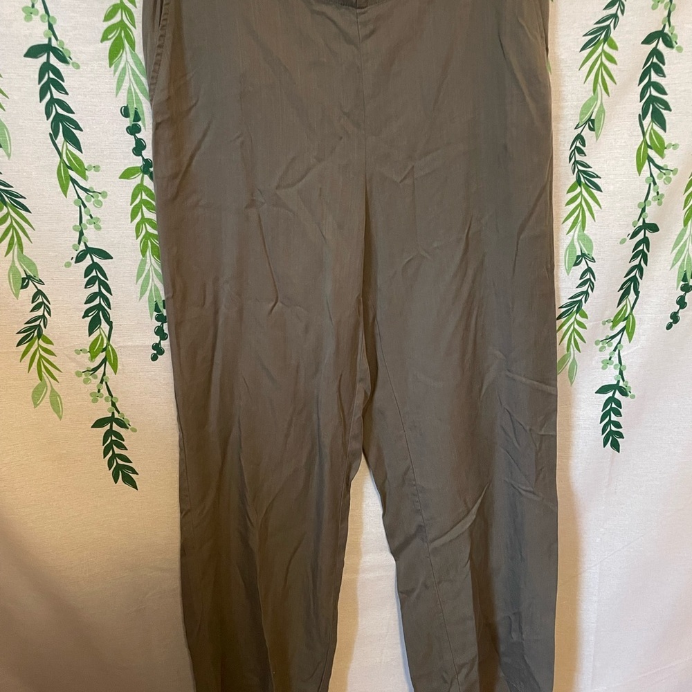 NWT Size Small Pure Jill Olive Green Pants D2